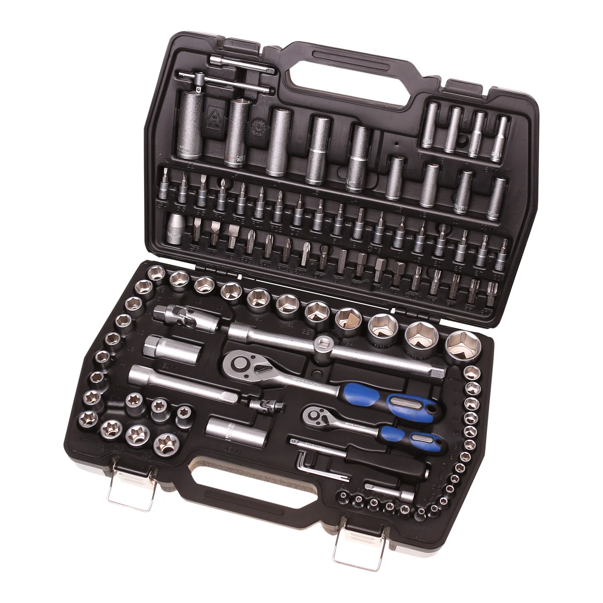 108pcs 1/2” In and 1/4” In Socket And Screw Bit Set